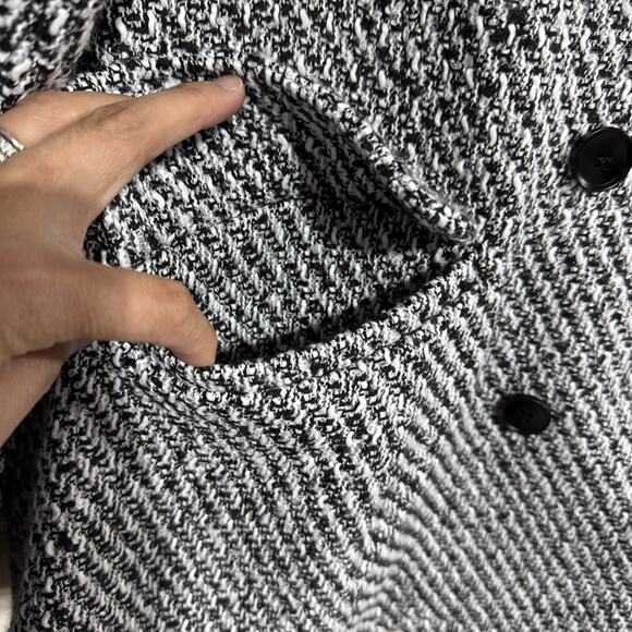 Nwt Bloomchic 18-20 2XL Tweed Lapel Collar Button Up Pocket Coat - Picture 6 of 13